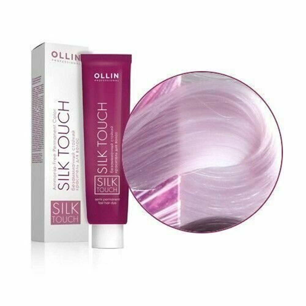 OLLIN SILK TOUCH 0/02 корректор перламутровый 60мл Безаммиачный стойкий краситель для волос