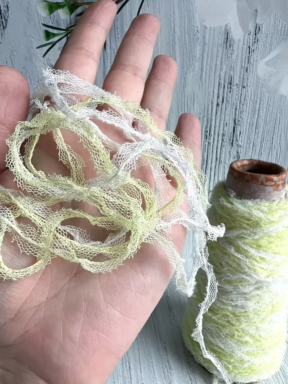 пряжа для вязания травка пушистая сетка