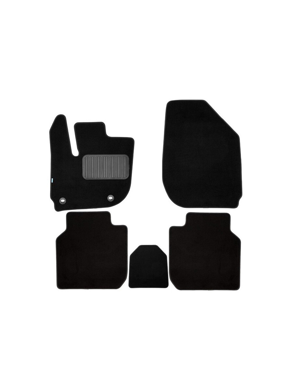 Коврики в салон для HONDA Jazz Fit Crosstar 2023-, хэтчбек, 5шт (текстиль) KLEVER0501803722110KH