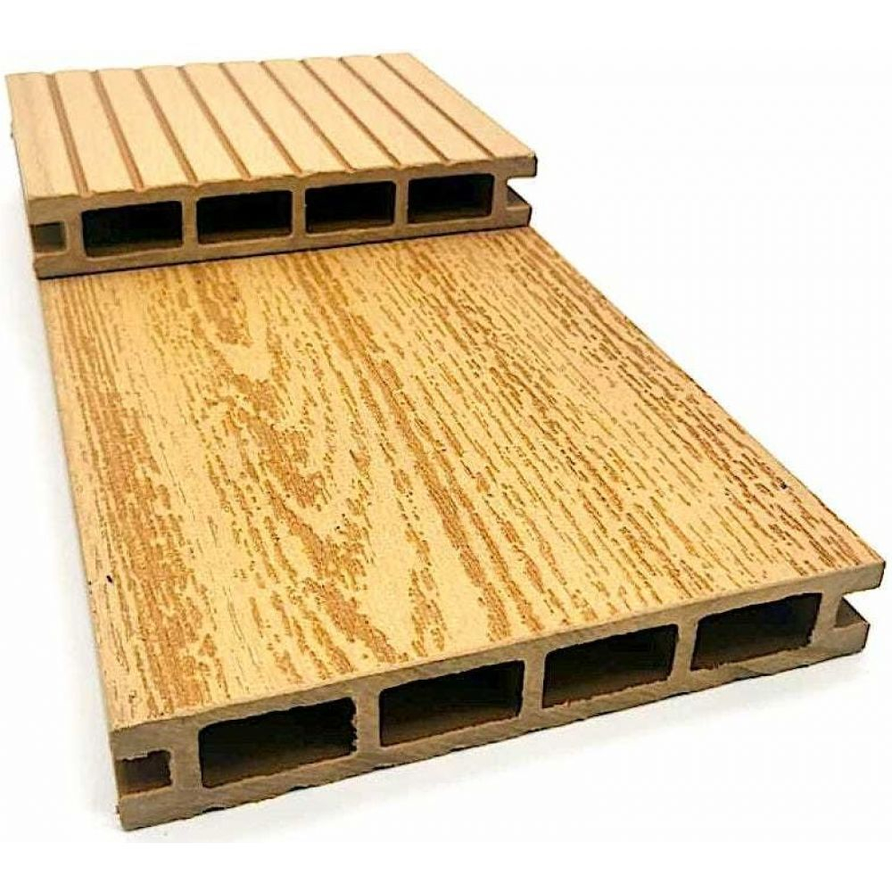 Террасная доска NanoWood ЕСО Classic Вельвет-Дерево Орех (150x25х6000мм)