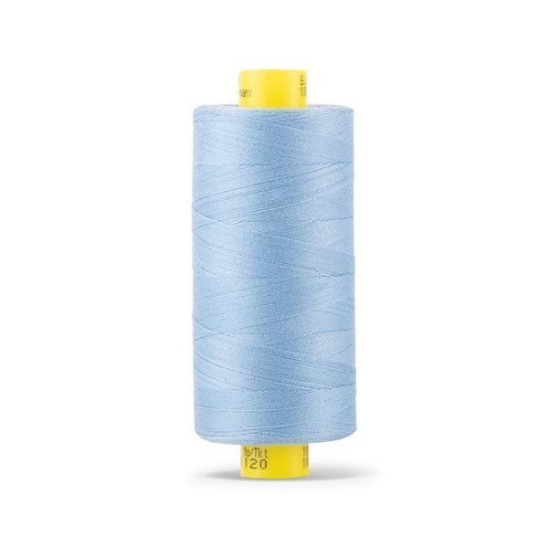 Нитка Gutermann Mara 120 (1000 метров), 1 кат., универсальная | 143 серо-голубой