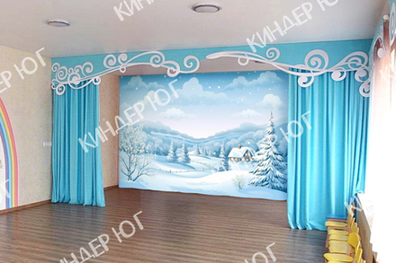 Занавес "Зима" арт. з200-5