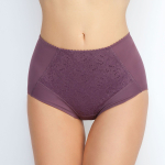 Трусы-макси с высокой линией талии (Размер: 52) (Цвет: черный)