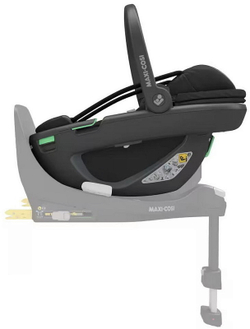 Детская коляска Maxi-Cosi Fame 3 в 1 с автокреслом Coral 360 Essential black Twillic Graphite/графит