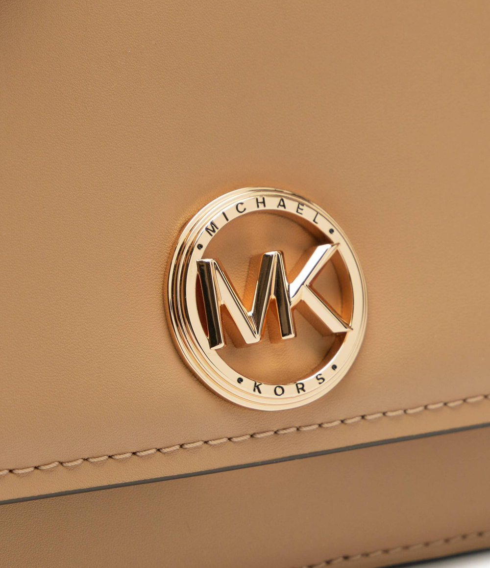 Кожаная сумка-трапеция Michael Kors - бежевый(30T4GD8S6L)