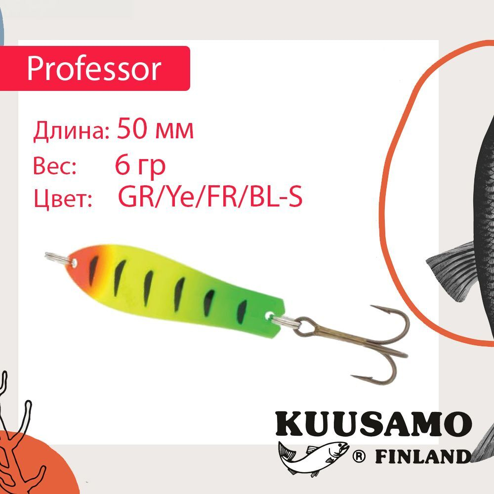 Блесна для рыбалки Kuusamo Professor