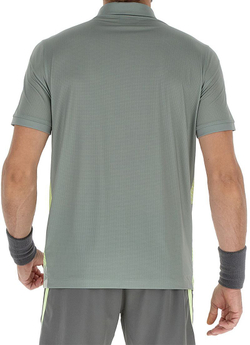 Мужское теннисное поло Lotto Tech IV D1 - кувшинка серая