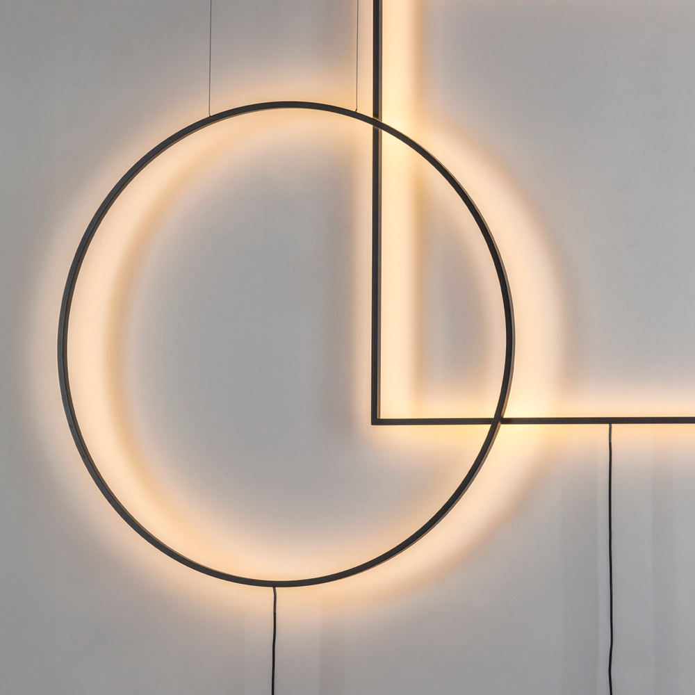 738657 Светильник подвесной UNDINE 20W LED 936LM 120G ЧЕРНЫЙ 3000K