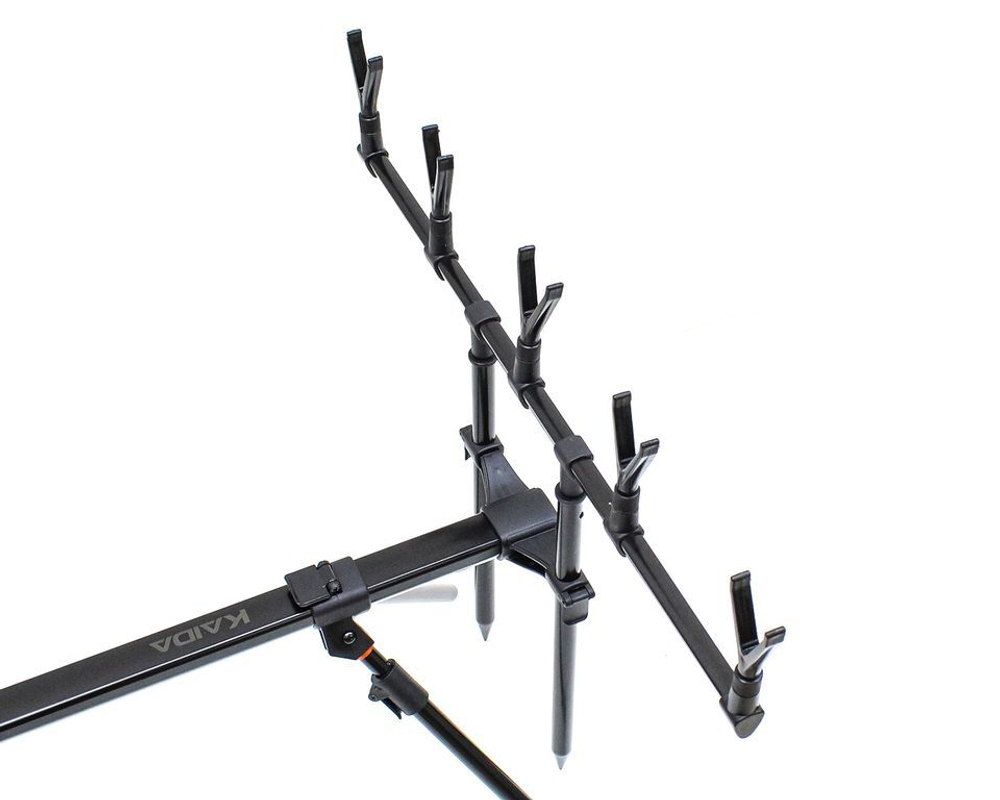 Подставка для удочек , ROD-POD Kaida A9-4 на 8-х ногах, под 5 удочки, чехол-сумка