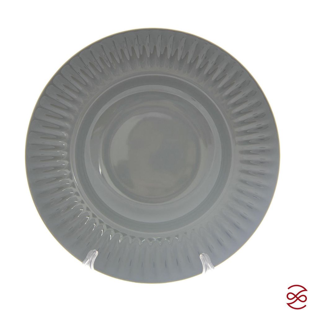 Тарелка глубокая графит Benedikt Ribby 26 см