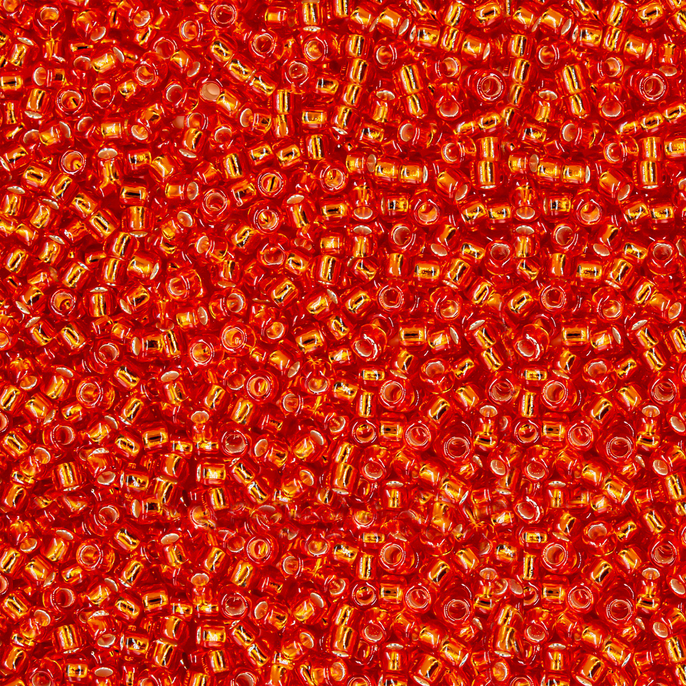 Японский бисер TOHO Round 15/0 (№25), с внутренним серебрением, прозрачный