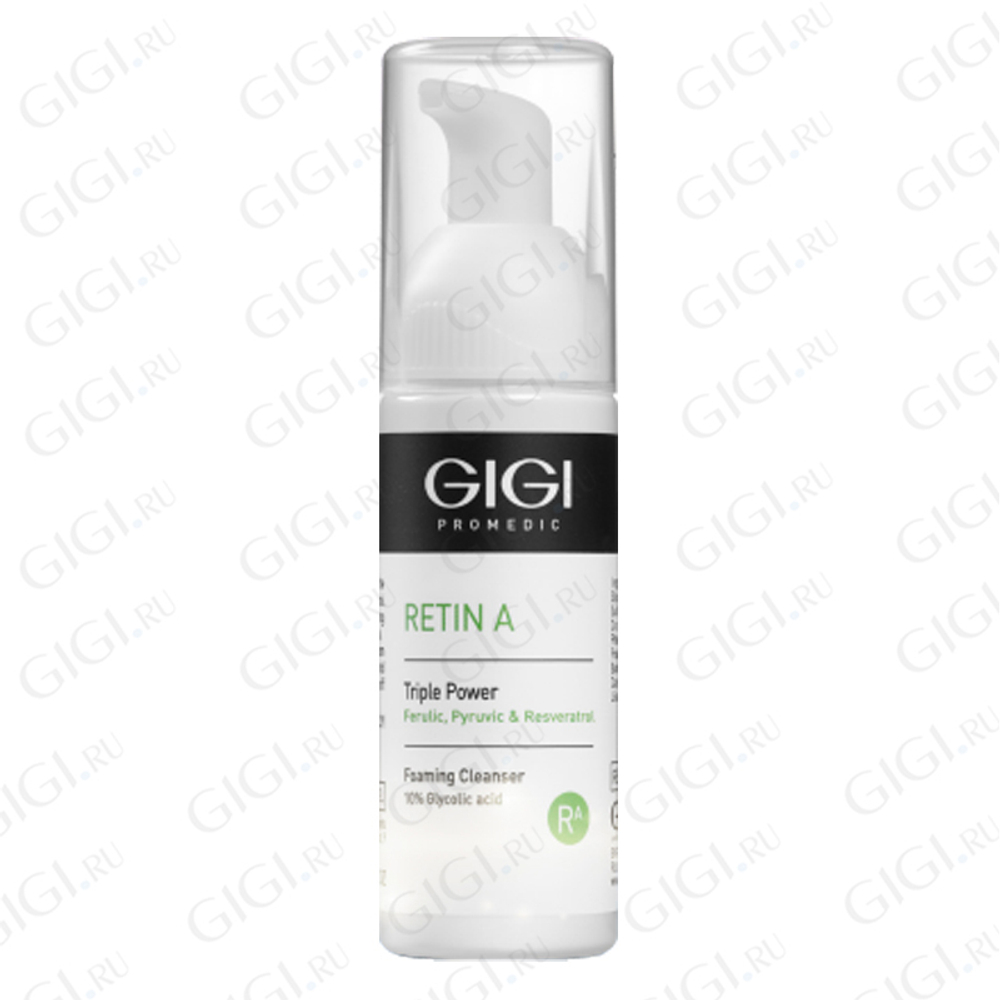 GIGI Retin A Triple Power Foaming Cleanser, 50 ml