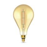Лампа Gauss LED Filament PS160 6W Е27 890lm 2700К golden straight 179802118