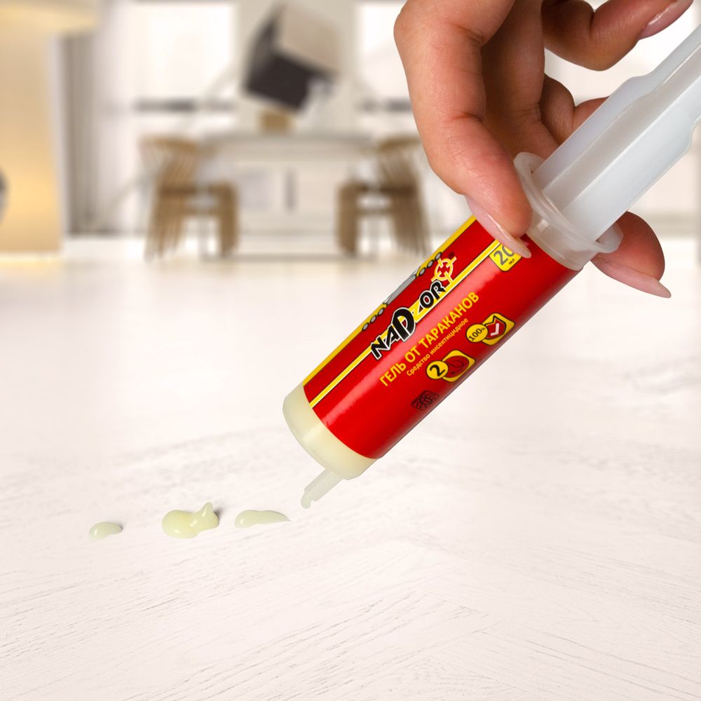 Гель от тараканов в шприце, 20 г, Nadzor, 21033