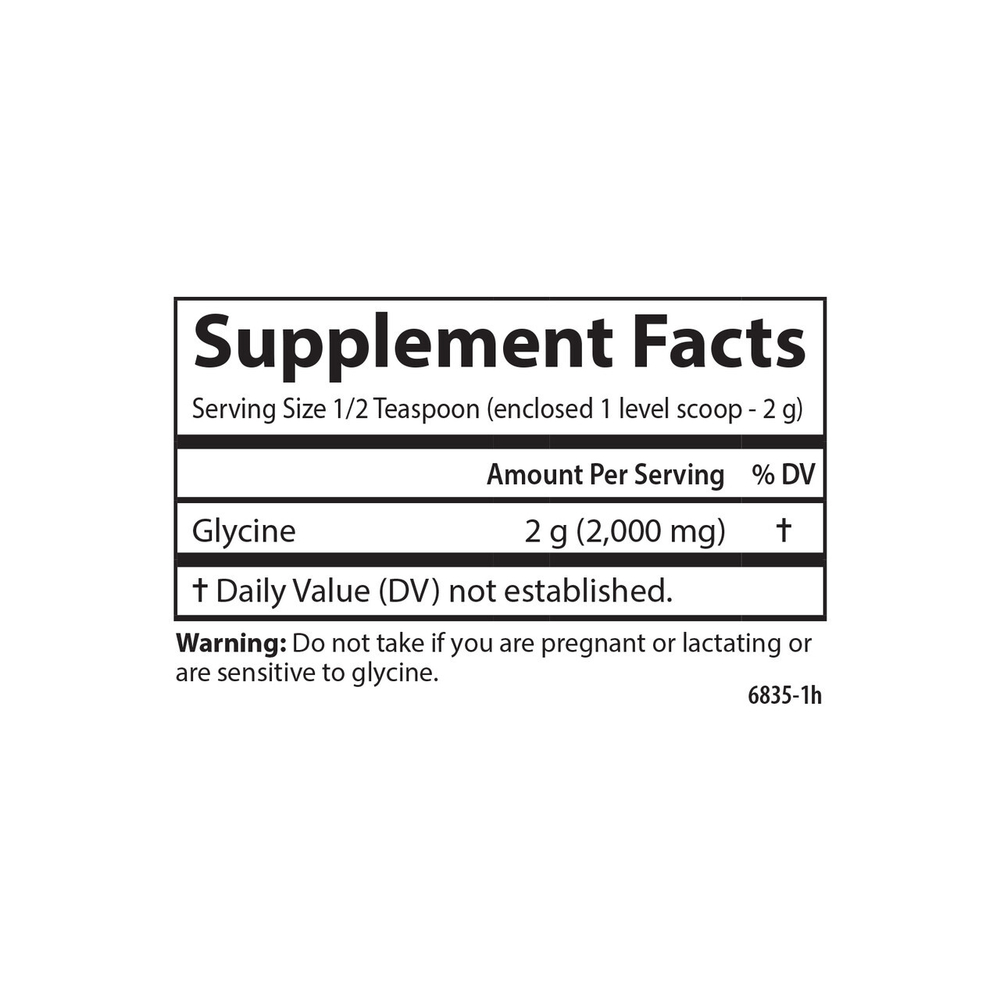 Глицин в форме порошка 100 г 50 порций Carlson Labs