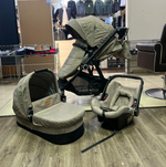 Модульная коляска с автолюлькой