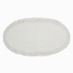 Коврик для ванной 60x100 Arya home Lale кремовый