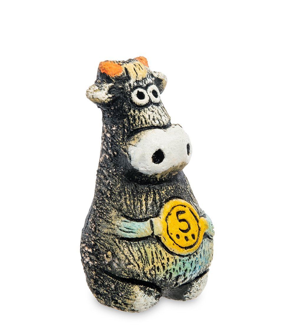 КоКо Шамель KK-639 Фигурка «Бык с монеткой» мал шамот