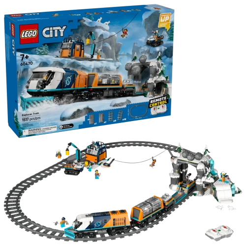 Конструктор LEGO City 60470 Полярный экспресс для исследователей Арктики