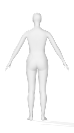 3D аватар манекена Моника