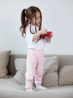 Футболка детская оверсайз укороченная базовая