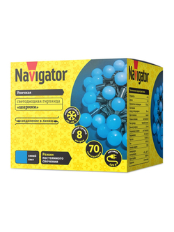 Гирлянда светодиодная 61 839 NGF-B02-70B-10-8m-230-BL-IP44 Navigator 61839