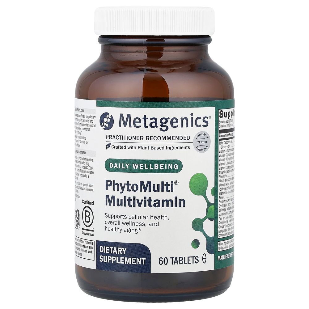 Metagenics, PhytoMulti®, мультивитамины, 60 таблеток