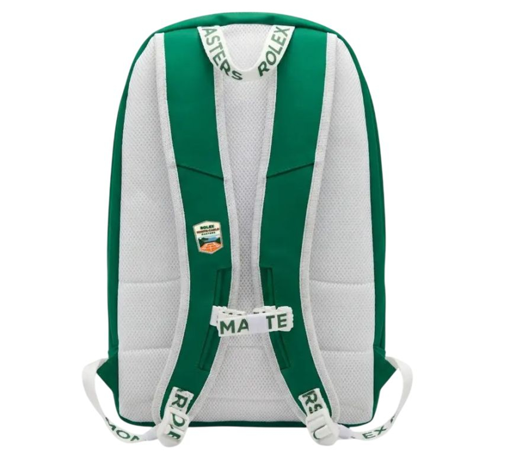 Рюкзак теннисный Monte-Carlo Rolex Masters Logo Print - white/green