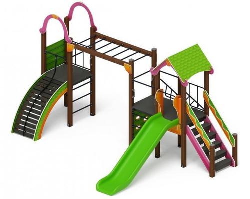 Детский игровой комплекс Лукоморье ДИК 2.25.09-01 H=1200