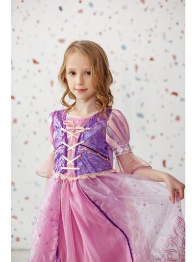 Платье принцессы Рапунцель с пайетками