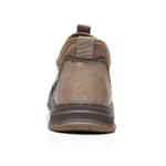 PAMATE Work Boots Men"s Low top Brown/Gray
