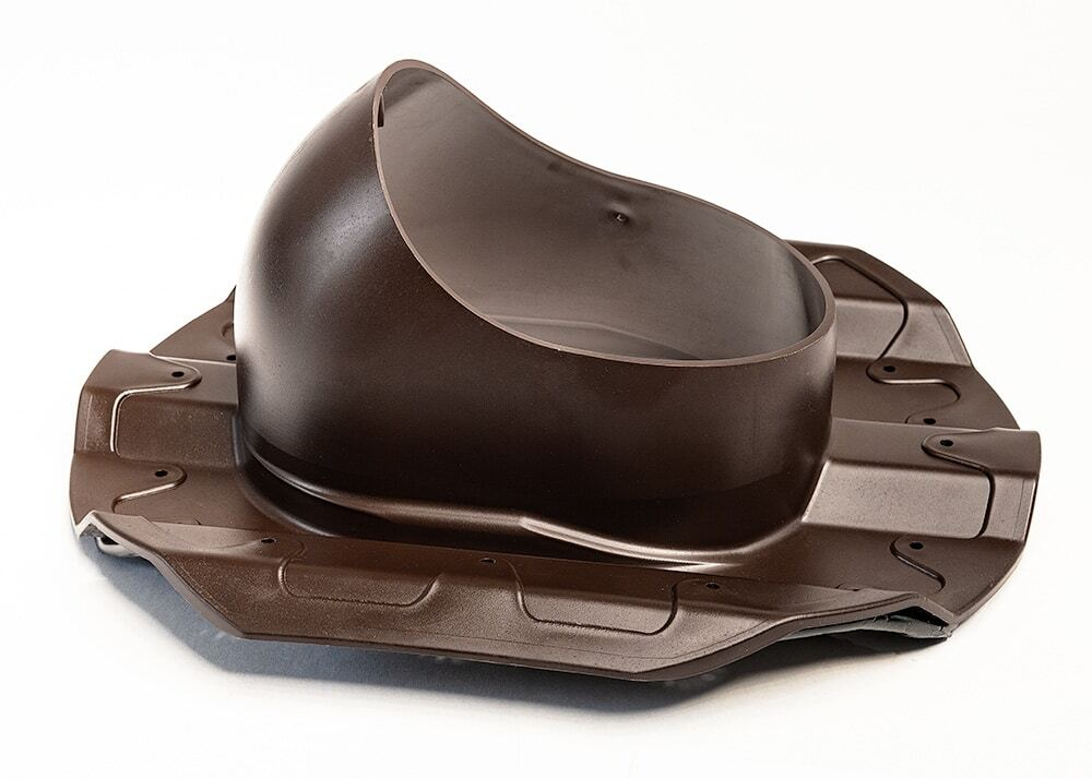 Турбодефлектор TD110 НСТ, вент.выход 110 не утепленный, для кровельного профнастила 20мм, коричневый