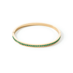 Браслет Coeur de Lion Dark Green-Gold 17 см 0127/33-0549