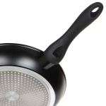 Сковорода алюминий, 28 см, антиприг, Daniks, Moon Style, сереб-черн, FPW-28-SLVR-BLK, индукц