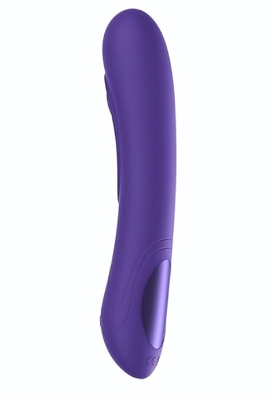 Фиолетовый интерактивный вибратор Pearl3 - 20 см. (Цвет: фиолетовый)
