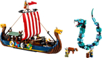 Конструктор LEGO Creator 3in1 31132 Корабль викингов и Мидгардский змей