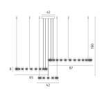 Подвесная люстра Divinare MONNA 1933/06 SP-120