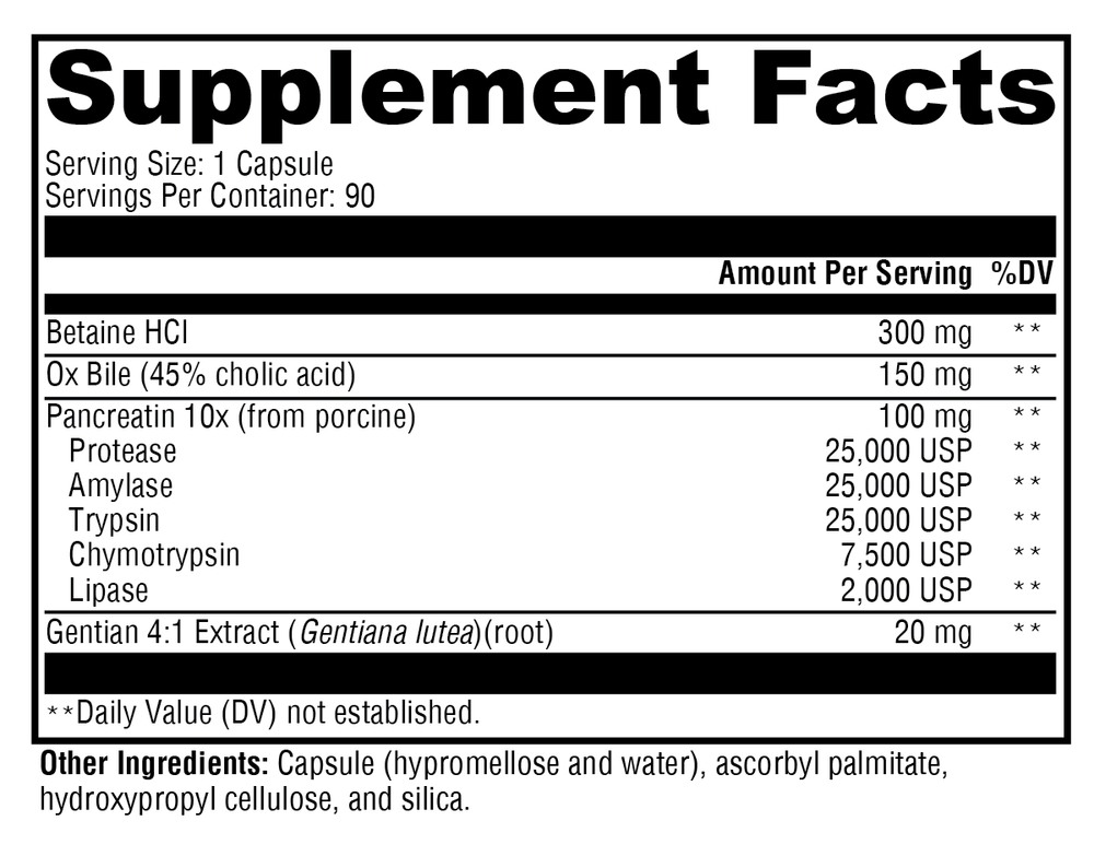 XymoZyme® HCL 90 Capsules