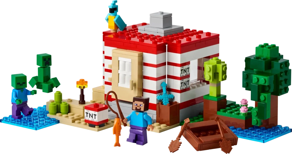 Конструктор LEGO Minecraft 21275 Дом в джунглях TNT