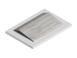 Стеновая панель HiWood декорированная, 270x12 см