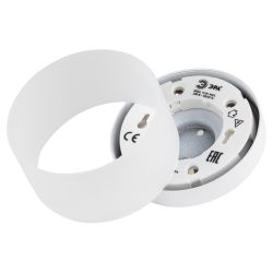 Светильник настенно-потолочный спот ЭРА OL30 WH GX53 белый