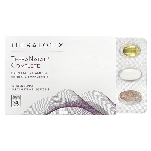 Theralogix, TheraNatal Complete, 182 таблетки + 91 мягкая таблетка