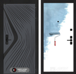 Входная дверь Лабиринт LEOLAB - 28 Грунт под покраску