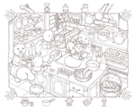 [Vol.6] A friendly squirrel and the residents of the antique town by Mona.