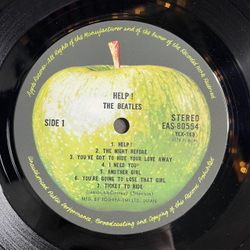 Винтажная виниловая пластинка LP The Beatles Help (Japan 1976) (No Obi) Yesterday