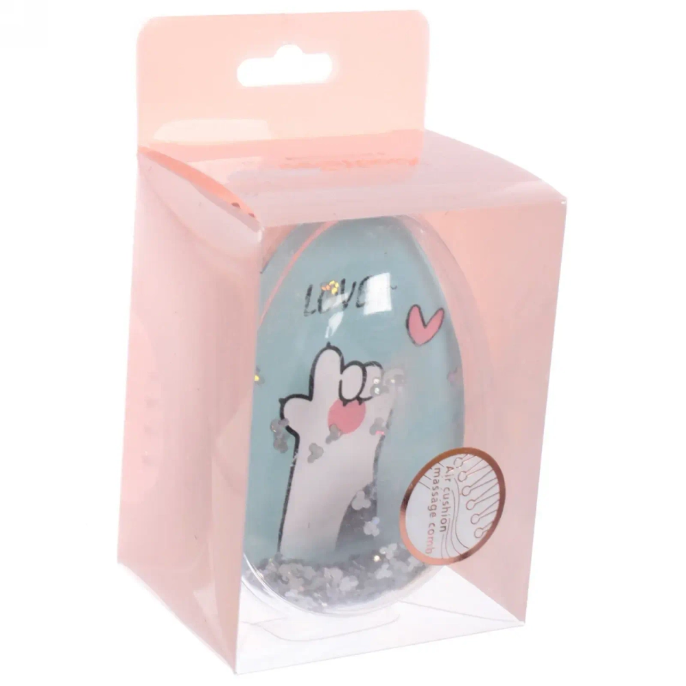 Расческа массажная детская «Perfection - Лапка Люси», 6*9 см (коробка PVC)