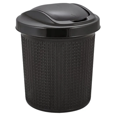 Контейнер для мусора Ajur 12 л Венге (комплект 8 шт)