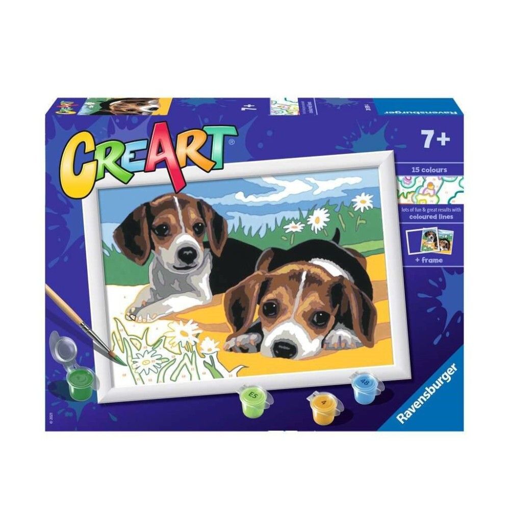 Ravensburger - CreArt Щенок Джек Рассел Живопись 289394 / артикул   289394  / GTIN 4005556289394