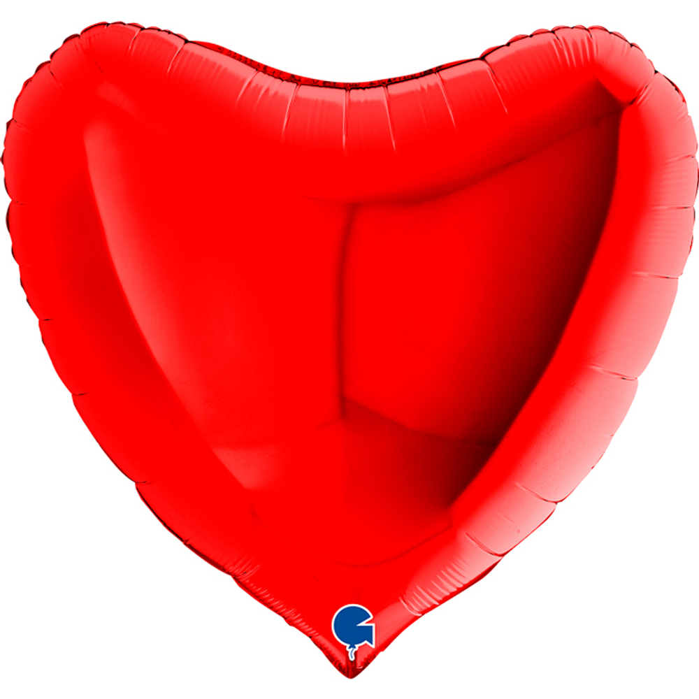 Сердце Красный 36" / Heart Red / 1 шт А48