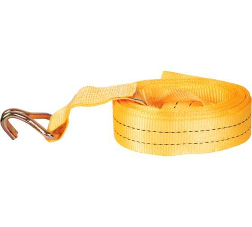 Лента крепления груза Kraft (5т-10м) полиэстер с крюками